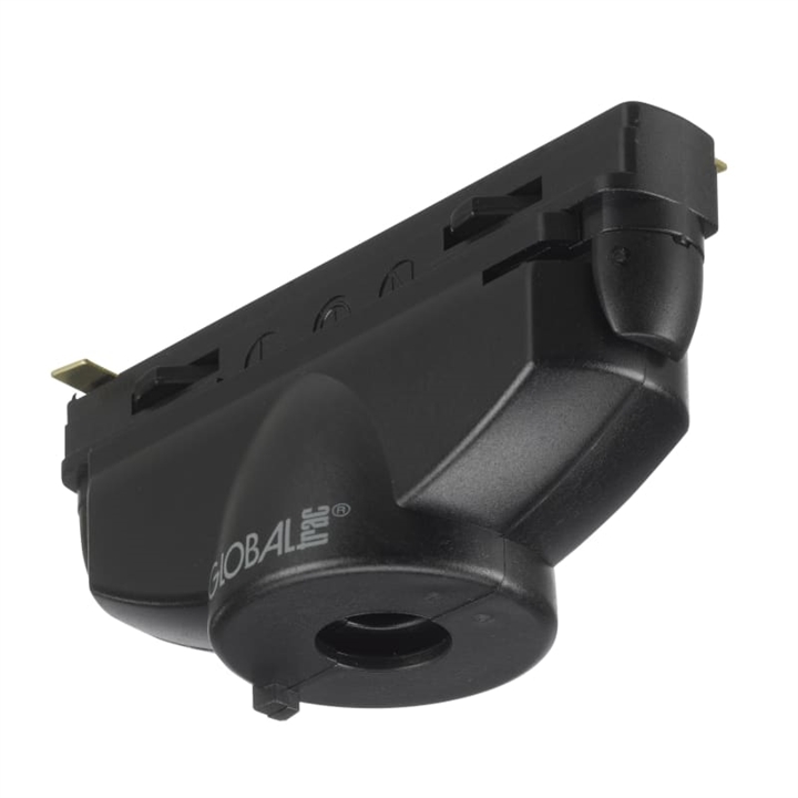 Pendeladapter 1F GB, schwarz (mit Nippel und Zugentlastung)